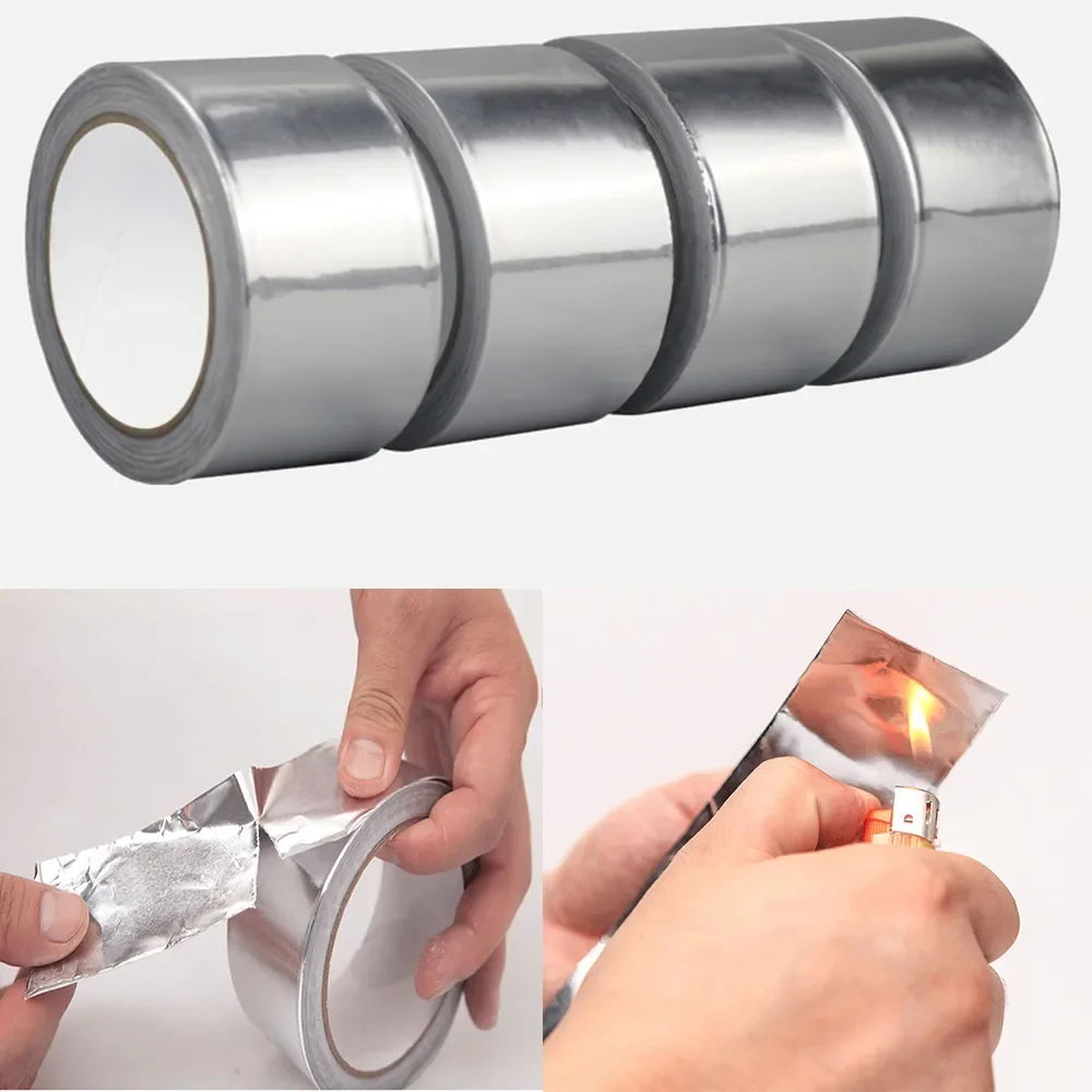 Foil Butyl Rubber Tape Self Adhesive High Temperature Resistance Waterproof For Roof Pipe Repair Stop Leak 1 Roll 20M
Foil Butyl Rubber Tape Self Adhesive High Temperature Resistance Waterproof For Roof Pipe Repair Stop Leak 1 Roll 20M