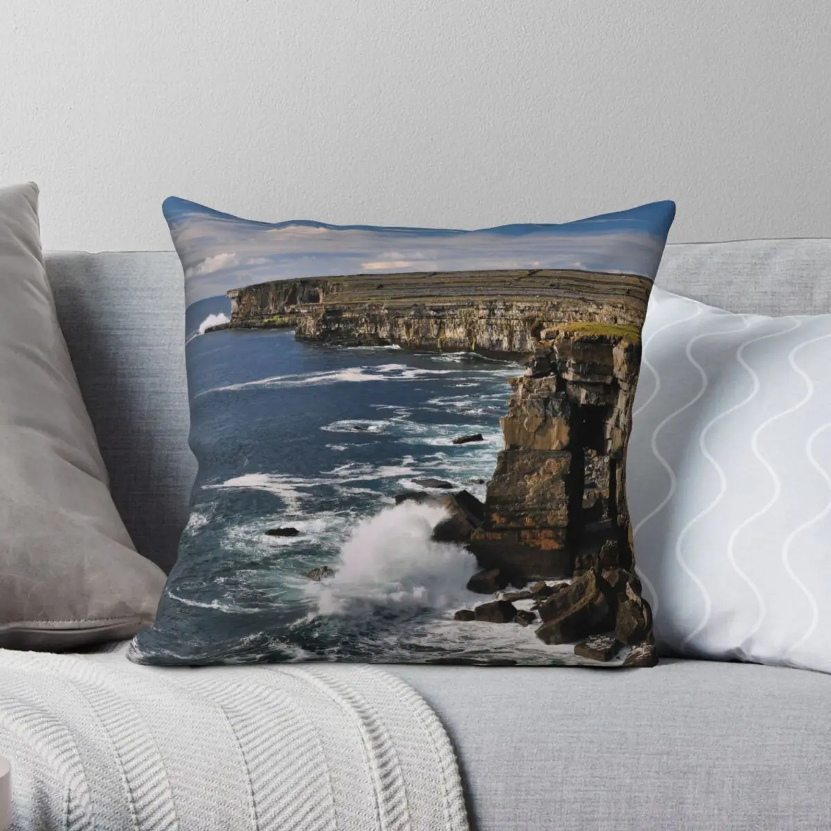 Aran Island Cliffs Square Pillowcase Polyester Linen Velvet Printed Zip Decor Pillow Case Sofa Seater Cushion Cover 
Aran Island Cliffs Square Pillowcase Polyester Linen Velvet Printed Zip Decor Pillow Case Sofa Seater Cushion Cover