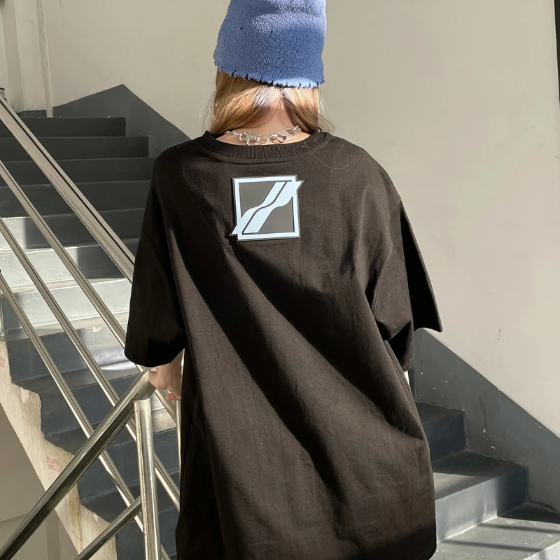 WE11DONE FASHION High Street Men's T-shirt Oversized Casual Tee Pure Cotton Woman's T Y2k Women Clothing Men Streetwear 2022 SS
WE11DONE FASHION High Street Men's T-shirt Oversized Casual Tee Pure Cotton Woman's T Y2k Women Clothing Men Streetwear 2022 SS