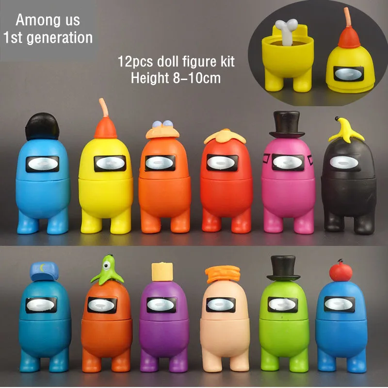 12pcs Pack Amongs Doll Us Action Figures Space Werewolf Killing Game Ornament Kids Toys Boys Birthday Gift
12pcs Pack Amongs Doll Us Action Figures Space Werewolf Killing Game Ornament Kids Toys Boys Birthday Gift