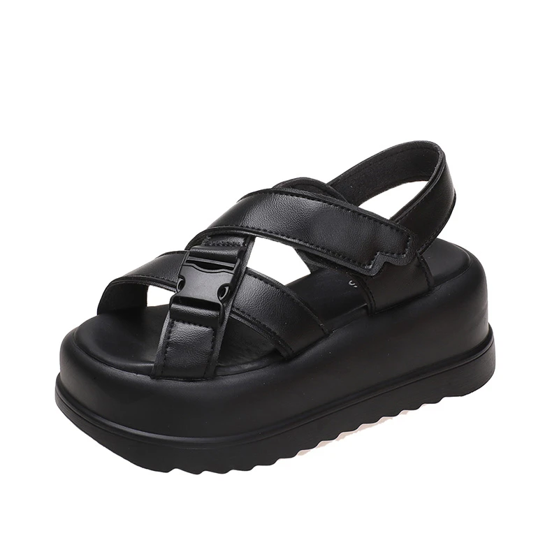 Luxury Woman Platform Sandals Ladies Elegant Medium Women's Shoes Flats Summer 7CM Sandals Women New Designer Shoes Girls Black
Luxury Woman Platform Sandals Ladies Elegant Medium Women's Shoes Flats Summer 7CM Sandals Women New Designer Shoes Girls Black