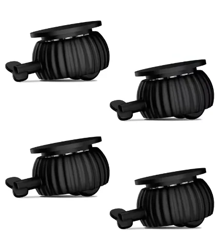 Мебельные ролики 360°, черные/белые, ABS пластик, с тормозом
Мебельные ролики 360°, черные/белые, ABS пластик, с тормозом