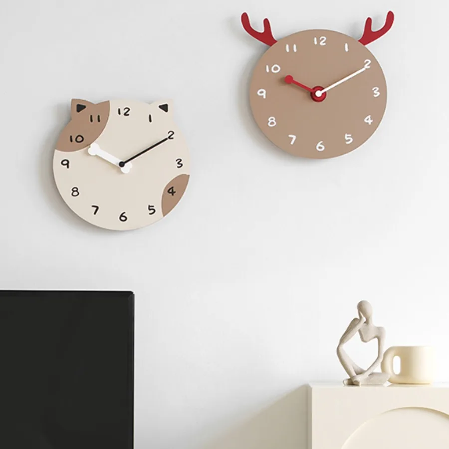 

Minimalist Cute Clock Wall Hanging Silent Living Room Hall Modern Watches Fashion Battery Operated Reloj De Pared Home Decor
