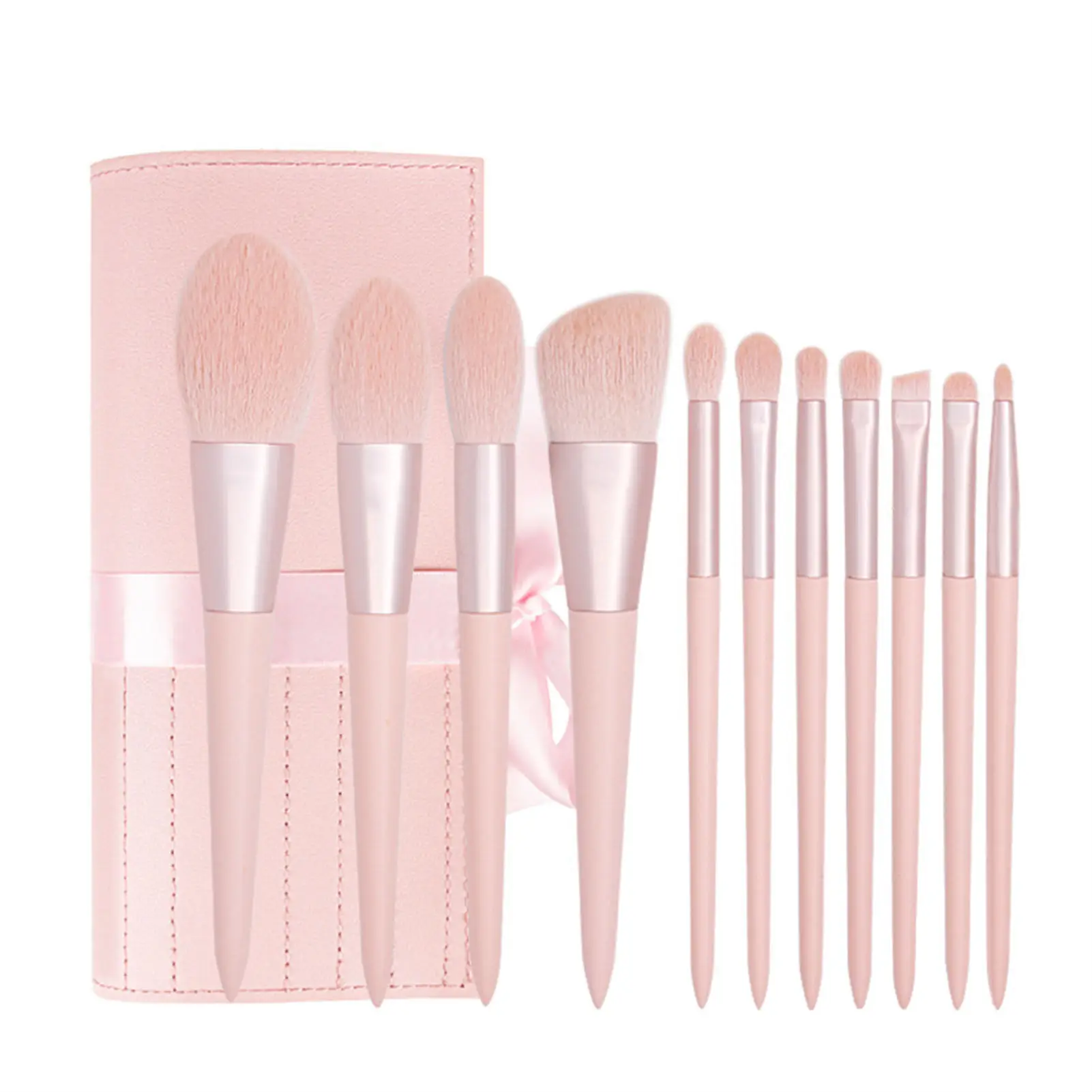 11pcs Blending Brush Beauty Tools Makeup Brushes Set with Soft Fiber Bristles for Eyeshadow Blending Eyebrow Eyeliner
11pcs Blending Brush Beauty Tools Makeup Brushes Set with Soft Fiber Bristles for Eyeshadow Blending Eyebrow Eyeliner