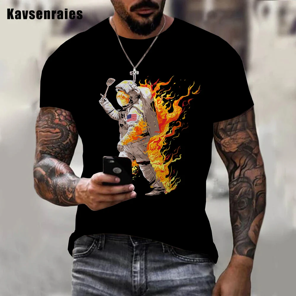 2022 Summer Newest Outer Space Astronaut Printed 3d Men T-shirts Casual Fashion O-Neck Oversized Short Sleeve T-shirt
2022 Summer Newest Outer Space Astronaut Printed 3d Men T-shirts Casual Fashion O-Neck Oversized Short Sleeve T-shirt