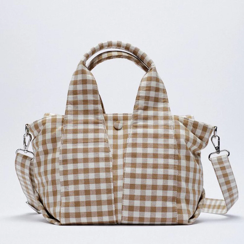2023 New Fashion Cotton Plaid Women Bag Ladies Large Capacity One Shoulder Crossbody Handbag Purses and Handbags Luxury Designer
2023 New Fashion Cotton Plaid Women Bag Ladies Large Capacity One Shoulder Crossbody Handbag Purses and Handbags Luxury Designer