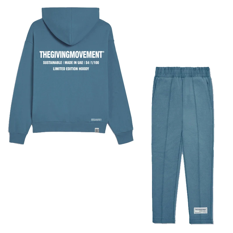 TGM 100% Cotton Women Tracksuits Two Piece Set Hooded Sweatshirts Pullover Hoodies Track Pant Joggers Ninth Sweatpant Sweatsuits
TGM 100% Cotton Women Tracksuits Two Piece Set Hooded Sweatshirts Pullover Hoodies Track Pant Joggers Ninth Sweatpant Sweatsuits