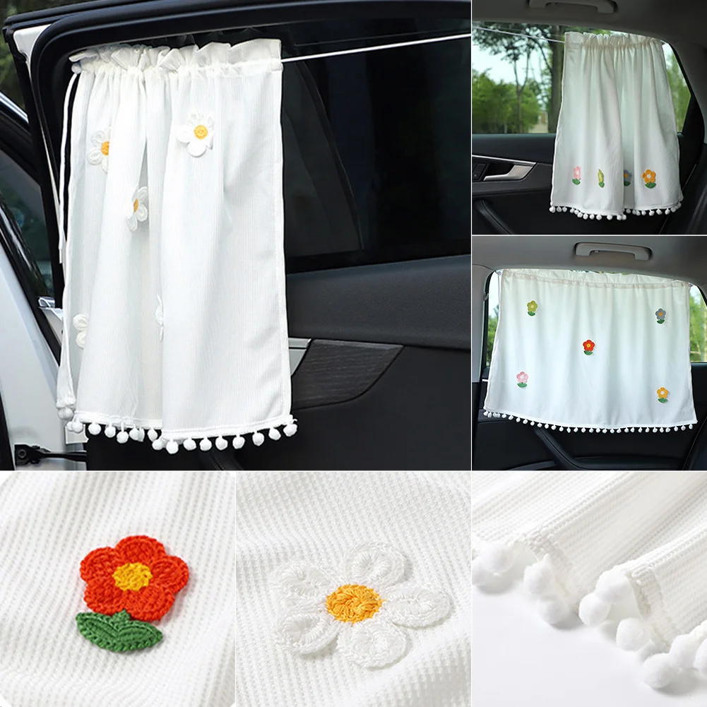 Universal Car Sunshade UV Protection Side Window Curtain Shade Suction Cup Tassel Cartoon Baby Car Curtain Embroidered
Universal Car Sunshade UV Protection Side Window Curtain Shade Suction Cup Tassel Cartoon Baby Car Curtain Embroidered