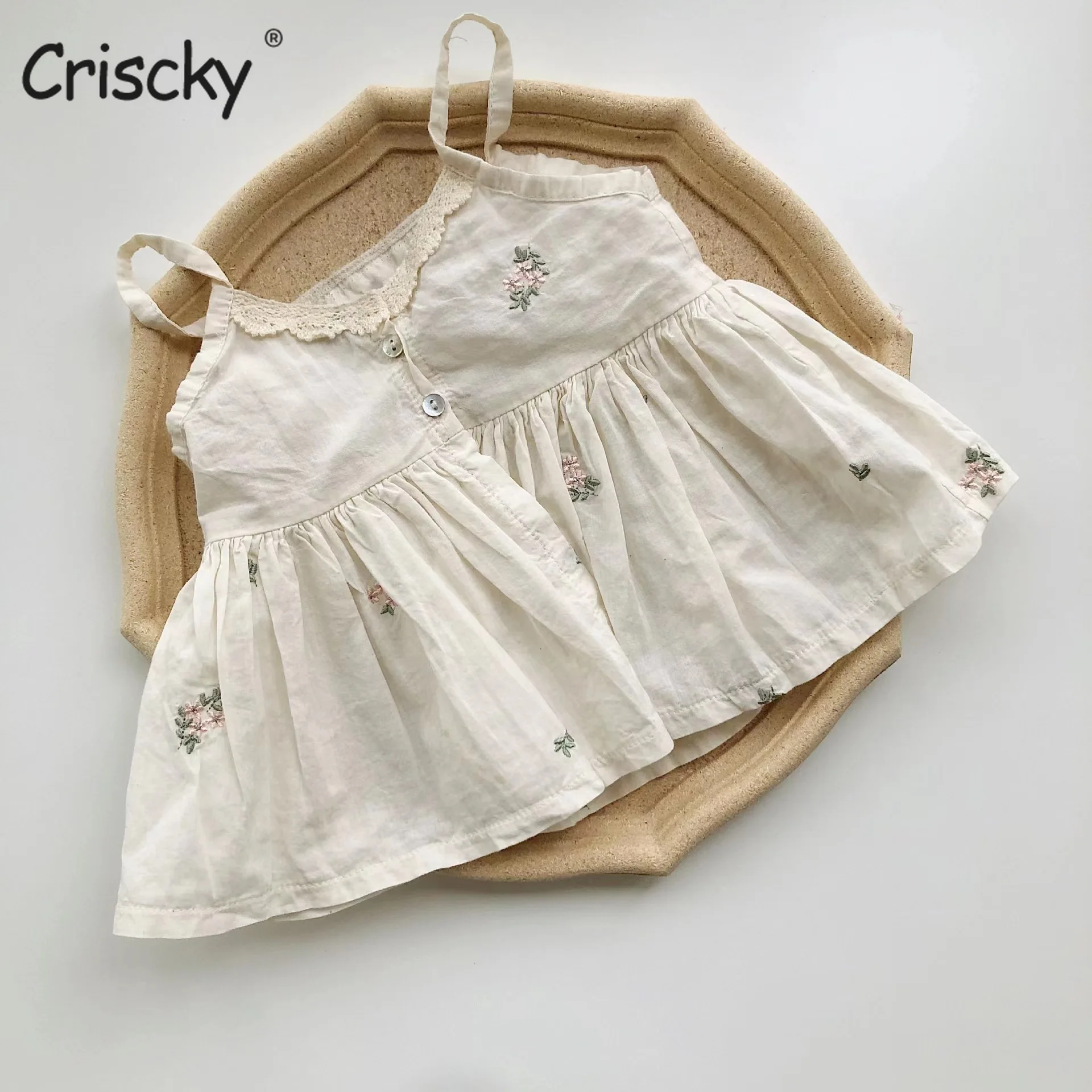 Criscky 2022 Summer O Neck Sleeveless Printing Newborn Baby Girls Cotton Bodysuits Sleeveless Strap Jumpsuits Outfits
Criscky 2022 Summer O Neck Sleeveless Printing Newborn Baby Girls Cotton Bodysuits Sleeveless Strap Jumpsuits Outfits