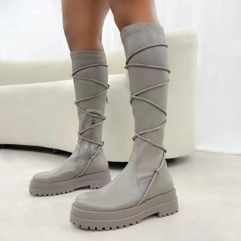 Women's Boots 2022 Autumn and Winter New Knee-high Luxury Women's High Boots Outdoor Zipper Casual Platform Shoes Botas De Mujer
Women's Boots 2022 Autumn and Winter New Knee-high Luxury Women's High Boots Outdoor Zipper Casual Platform Shoes Botas De Mujer