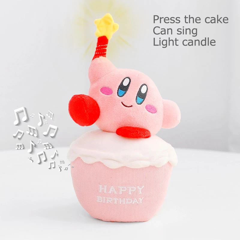 Аниме Kawaii Милая звезда Kirby мягкий торт на день рождения плюшевые игрушки 20 см мультфильм пение и светящиеся игрушки для детей подарки на ден...
Аниме Kawaii Милая звезда Kirby мягкий торт на день рождения плюшевые игрушки 20 см мультфильм пение и светящиеся игрушки для детей подарки на ден...