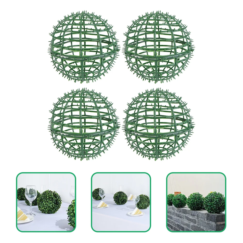 4 Pcs Flower Balls Rack Artificial Plants Orbs Circle Forms Florist Flower Cage Green Plants
4 Pcs Flower Balls Rack Artificial Plants Orbs Circle Forms Florist Flower Cage Green Plants