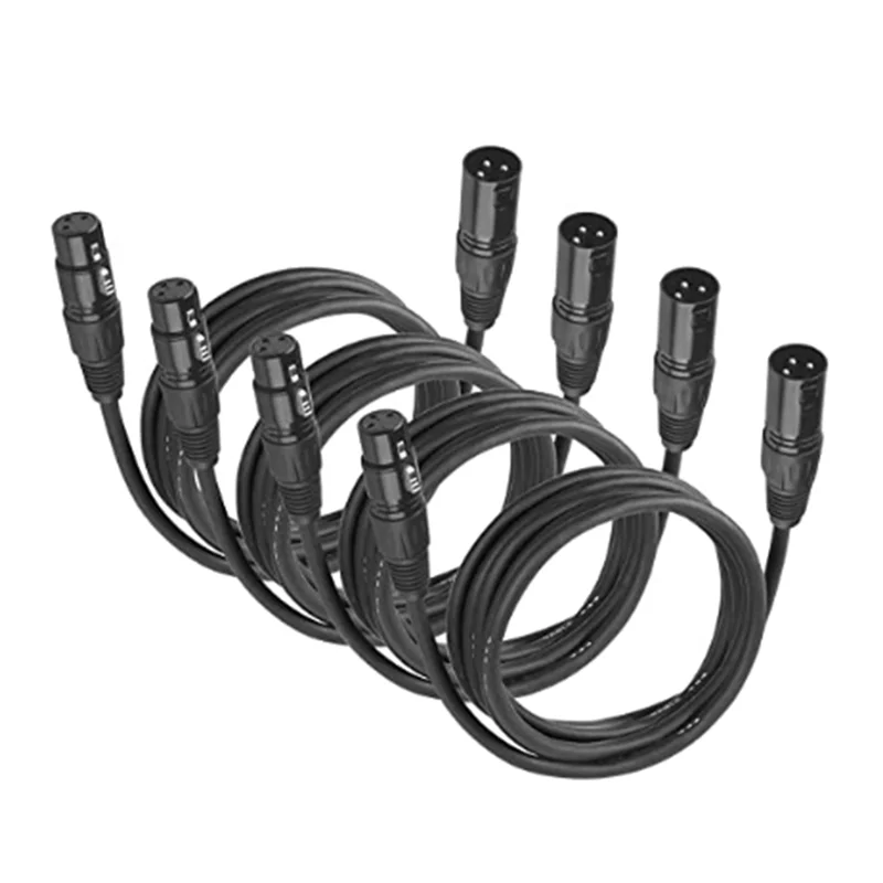 Microphones Cable 10Ft XLR Cable Stage Light Cable Wire 3 Pin Male to Female Connector for Microphones and Stage Lights
Microphones Cable 10Ft XLR Cable Stage Light Cable Wire 3 Pin Male to Female Connector for Microphones and Stage Lights