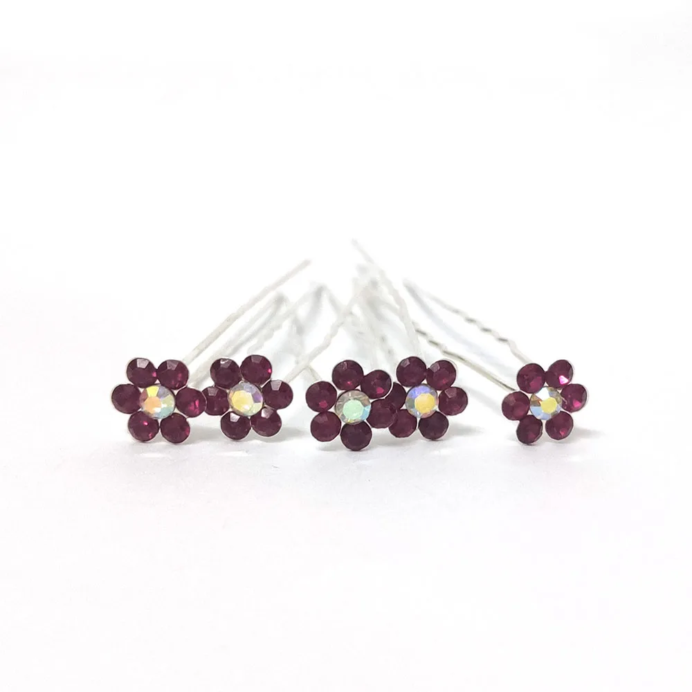 Crystal Flower Hair Pins Wedding Party Bridesmaid Girl Rhinestone Plum Blossom U Style Hairpin Jewelry Accessories
Crystal Flower Hair Pins Wedding Party Bridesmaid Girl Rhinestone Plum Blossom U Style Hairpin Jewelry Accessories
