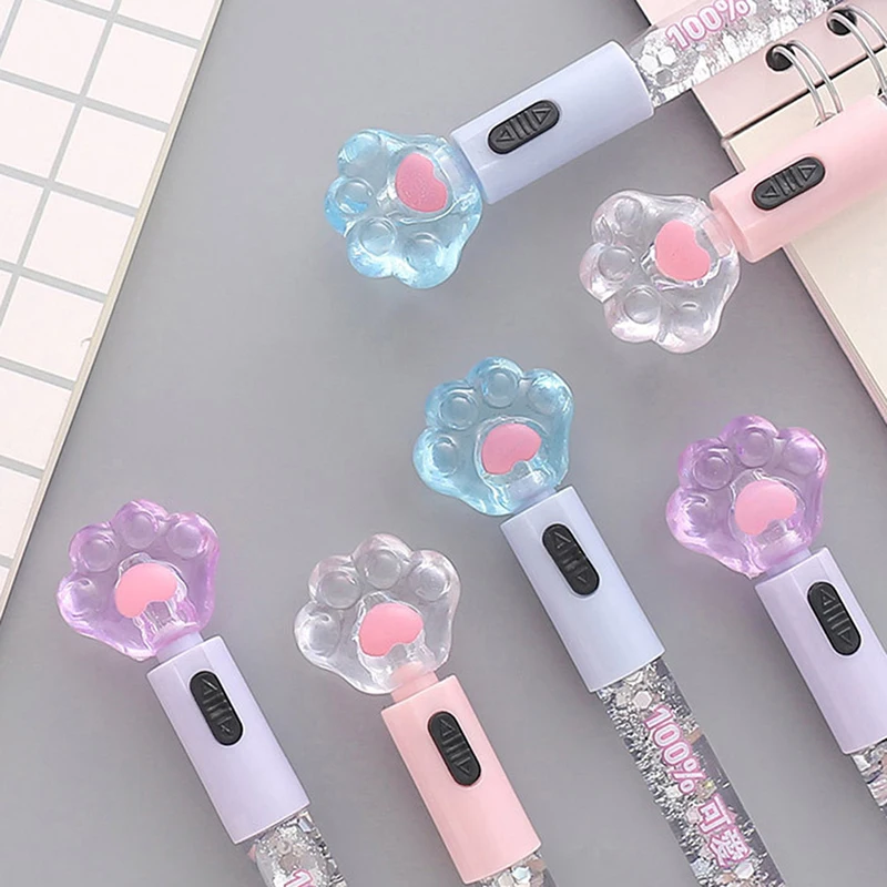 Creative Kawaii Cat Claw Glowing Gel Pen Cute Led Light Pen Stationery Student Signature Pens School Office Writing Supplies
Creative Kawaii Cat Claw Glowing Gel Pen Cute Led Light Pen Stationery Student Signature Pens School Office Writing Supplies
