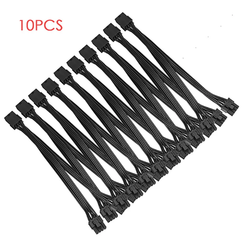 5pc/10 Pcs 20cm Graphics Card 8 Pin Female To 2*8P(6+2)pin Extention Power Cable Male PCIe PCI Express 4 Lines 18AWG Cable
5pc/10 Pcs 20cm Graphics Card 8 Pin Female To 2*8P(6+2)pin Extention Power Cable Male PCIe PCI Express 4 Lines 18AWG Cable