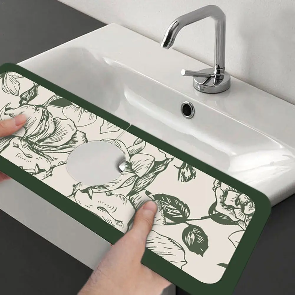 Classic Sink Faucet Drain Pad Table Mat Toilet Diatom Mud Absorbent Pad Anti-mildew Mat For Kitchen Countertop Din C1d1
Classic Sink Faucet Drain Pad Table Mat Toilet Diatom Mud Absorbent Pad Anti-mildew Mat For Kitchen Countertop Din C1d1