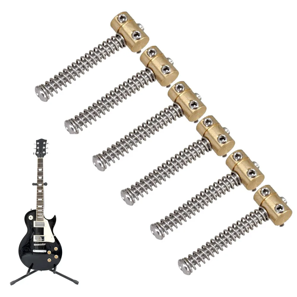 6Pcs 6String Brass Guitar Bridge Saddles ForGuitar Tailpiece Electric Guitar Parts Musical Instrument Accessories
6Pcs 6String Brass Guitar Bridge Saddles ForGuitar Tailpiece Electric Guitar Parts Musical Instrument Accessories