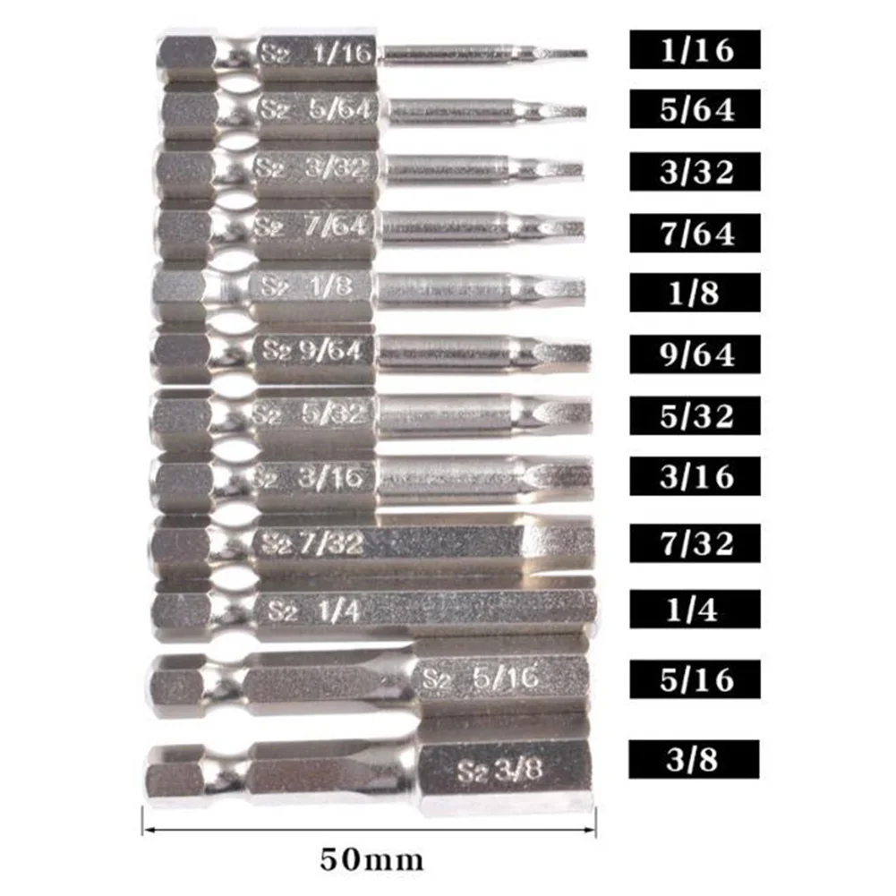 12pcs Magnetic Hex Electric Screwdriver Metal 1/16 5/64 3/32 7/64 1/8 9/64 5/32 3/16 7/32 1/4 5/16 3/8 Hand Repair Tools
12pcs Magnetic Hex Electric Screwdriver Metal 1/16 5/64 3/32 7/64 1/8 9/64 5/32 3/16 7/32 1/4 5/16 3/8 Hand Repair Tools