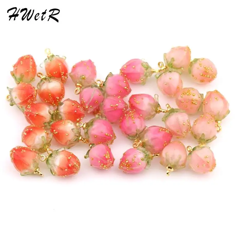 Lovely 3D Strawberry Fruit Resin Charms Pendant Earring Handmade For Diy Jewelry Making Charms For Necklace Bracelet
Lovely 3D Strawberry Fruit Resin Charms Pendant Earring Handmade For Diy Jewelry Making Charms For Necklace Bracelet