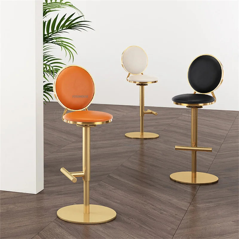 Light Luxury Bar Chair Nordic Furniture Gold Adjustable Height Bar Chairs Lift Swivel Chair Home Kitchen High Feet Bar Stools
Light Luxury Bar Chair Nordic Furniture Gold Adjustable Height Bar Chairs Lift Swivel Chair Home Kitchen High Feet Bar Stools