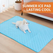 Dog Cooling Bed Mat Summer Pet Pad Mats For Dogs Cat Blanket Sofa Breathable Washable 8 Size for Small Medium Large Dogs Puppy