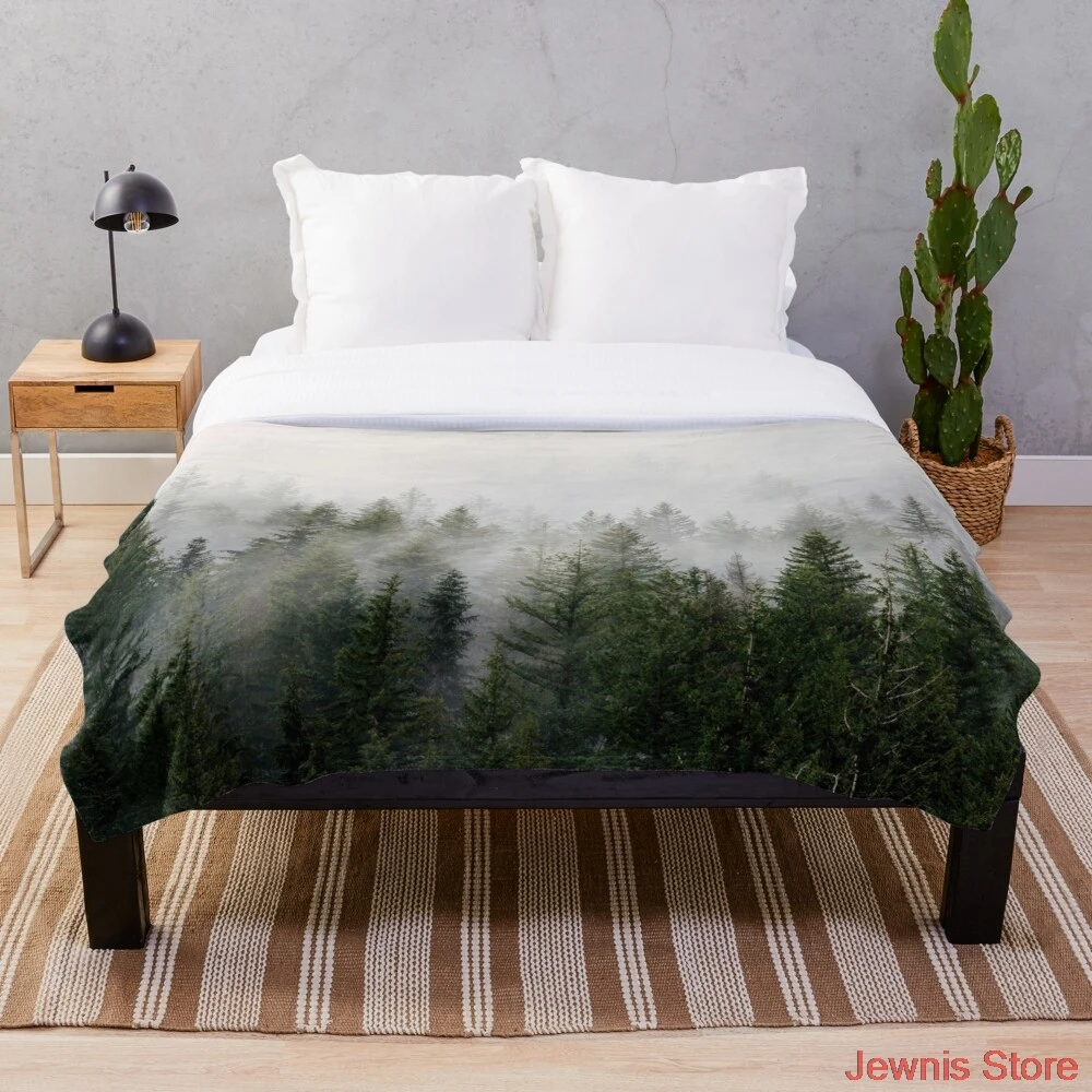 Misty Forest Throw Blanket Home Textile polar microfiber blanket cover the bed 200x230cm sofa blanket small blanket for kids
Misty Forest Throw Blanket Home Textile polar microfiber blanket cover the bed 200x230cm sofa blanket small blanket for kids