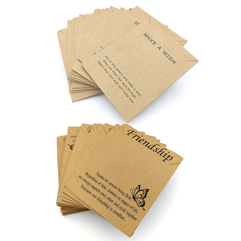 10pcs 7x9cm Make a Wish Card Earrings Necklace Display Cards Packaging Hang Tag Ear Studs Paper Cardboard for Jewelry DIY
10pcs 7x9cm Make a Wish Card Earrings Necklace Display Cards Packaging Hang Tag Ear Studs Paper Cardboard for Jewelry DIY