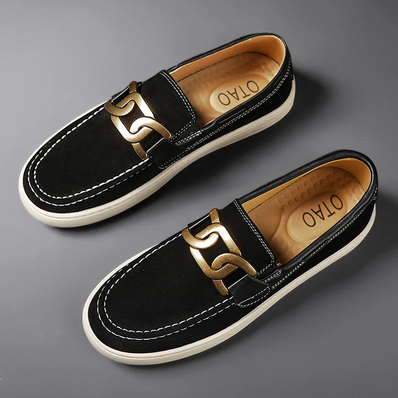 New Classic Brand Black Men's Leather Loafers Breathable Men Casual Shoes Comfortable Flats Shoes Men Slip On Driving Moccasins
New Classic Brand Black Men's Leather Loafers Breathable Men Casual Shoes Comfortable Flats Shoes Men Slip On Driving Moccasins
