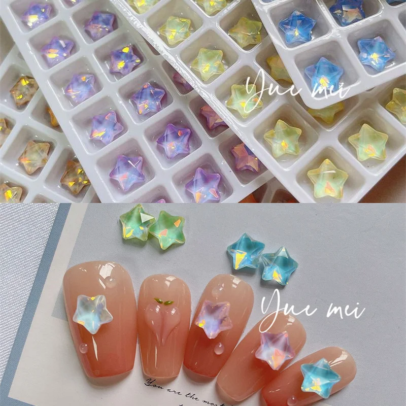 5pcs Star Flatback Rhinestones Nail Art Charms Diamond 3D Mocha Pentagram Resin Acrylic Nail Decorations Crystal Gems Accessory
5pcs Star Flatback Rhinestones Nail Art Charms Diamond 3D Mocha Pentagram Resin Acrylic Nail Decorations Crystal Gems Accessory