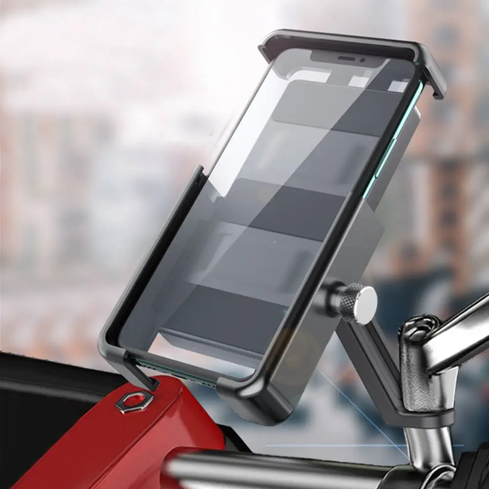 Motorcycle Bicycle 360°Rotating Mobile Phone Holder Handlebar Rear Mirror Lever Support Stand SmartPhone Bicycle Cycling Bracket
Motorcycle Bicycle 360°Rotating Mobile Phone Holder Handlebar Rear Mirror Lever Support Stand SmartPhone Bicycle Cycling Bracket