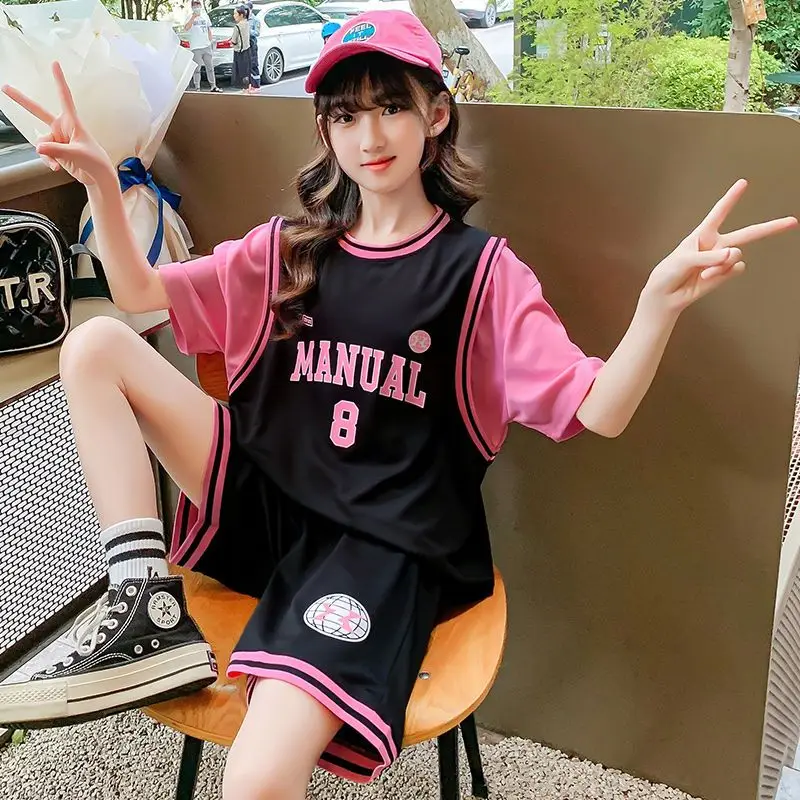 Girls Summer Clothes Set Shohoku School Basketball Team Sakuragi Hanamichi Rukawa Sports Wear Uniform T-Shirt+Shotrs Tracksuit
Girls Summer Clothes Set Shohoku School Basketball Team Sakuragi Hanamichi Rukawa Sports Wear Uniform T-Shirt+Shotrs Tracksuit