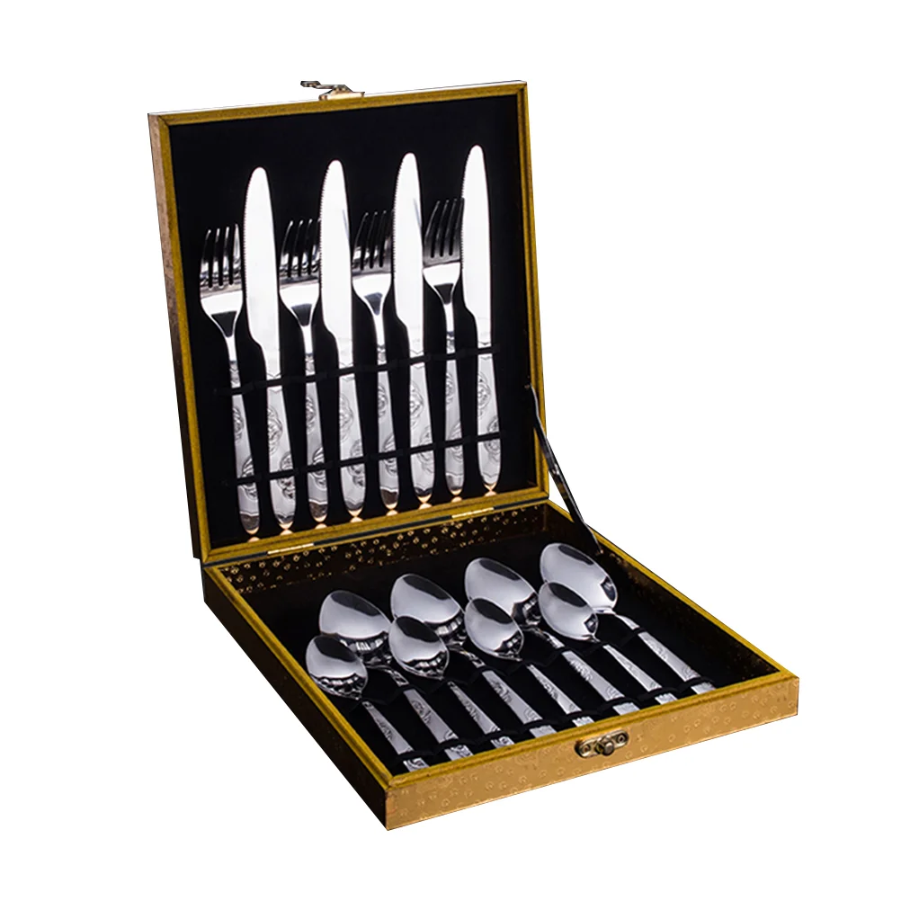 16 Metal Cutlery Dessert Fork Stainless Steel Fork Taster Spoons Sliver Tea Spoon Bouquet Flatware
16 Metal Cutlery Dessert Fork Stainless Steel Fork Taster Spoons Sliver Tea Spoon Bouquet Flatware