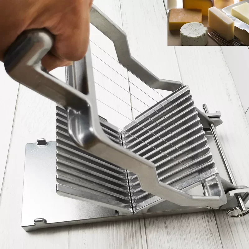 Stainless Steel Cheese Slicer Cutting Wire Butter Slicer Cutter Board Cutting Kitchen Tools Accessories Home Gadgets
Stainless Steel Cheese Slicer Cutting Wire Butter Slicer Cutter Board Cutting Kitchen Tools Accessories Home Gadgets