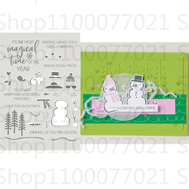 Christmas Snowman Metal Cutting Dies And Clear Stamps For Scrapbooking Decoration Stencils Handcrafted Embossing Templates New
Christmas Snowman Metal Cutting Dies And Clear Stamps For Scrapbooking Decoration Stencils Handcrafted Embossing Templates New