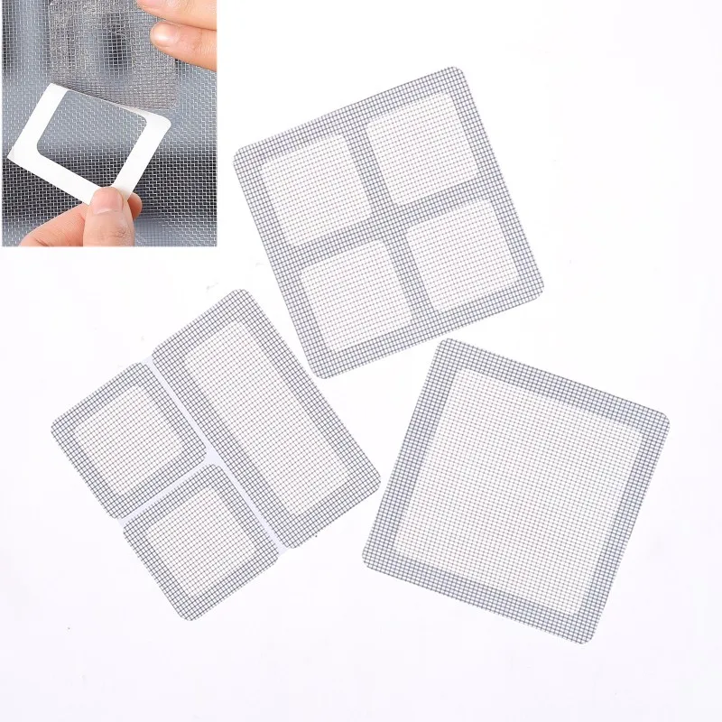 

9Pcs/15pcs Adhesive Fix Net Window Home Anti Mosquito Fly Bug Insect Repair Screen Wall Patch Stickers Mesh Window Screen