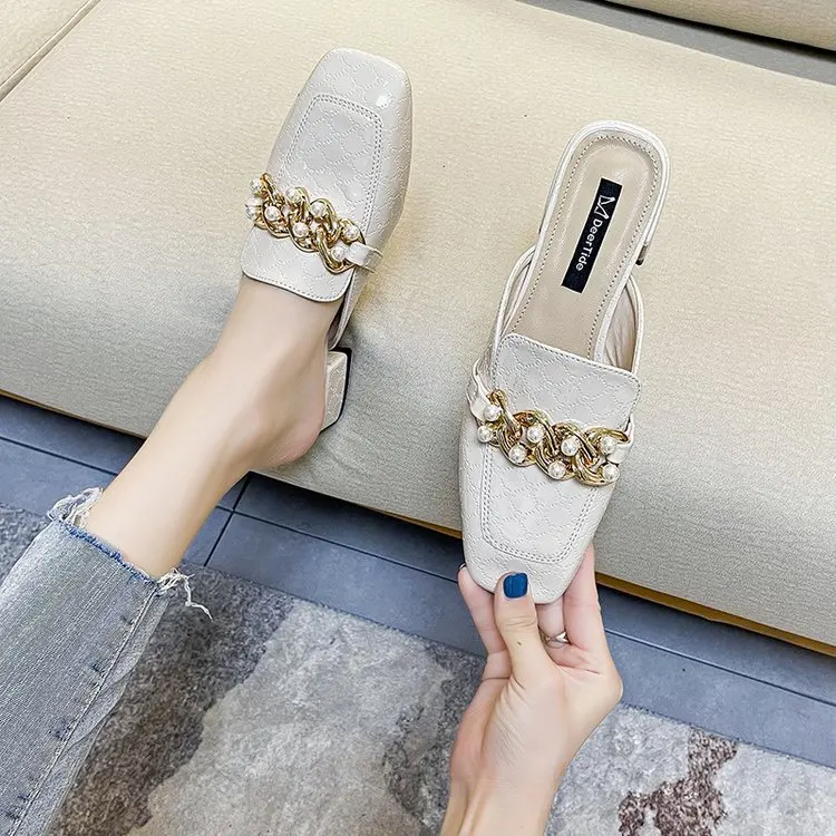 Shoes For Women Flat Mules PU Leather Slip on Shoes Women 2022Spring Summer Square Toe Slippers Ladies Flip Flops Spring Slides
Shoes For Women Flat Mules PU Leather Slip on Shoes Women 2022Spring Summer Square Toe Slippers Ladies Flip Flops Spring Slides