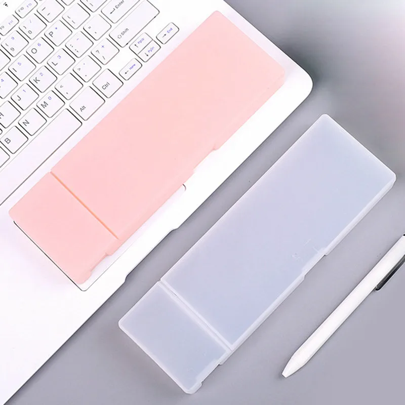 Transparent Pencil Case School Student Plastic Stationery Storage Divided Pen Holder Box Learning Office Gifts Supplies
Transparent Pencil Case School Student Plastic Stationery Storage Divided Pen Holder Box Learning Office Gifts Supplies