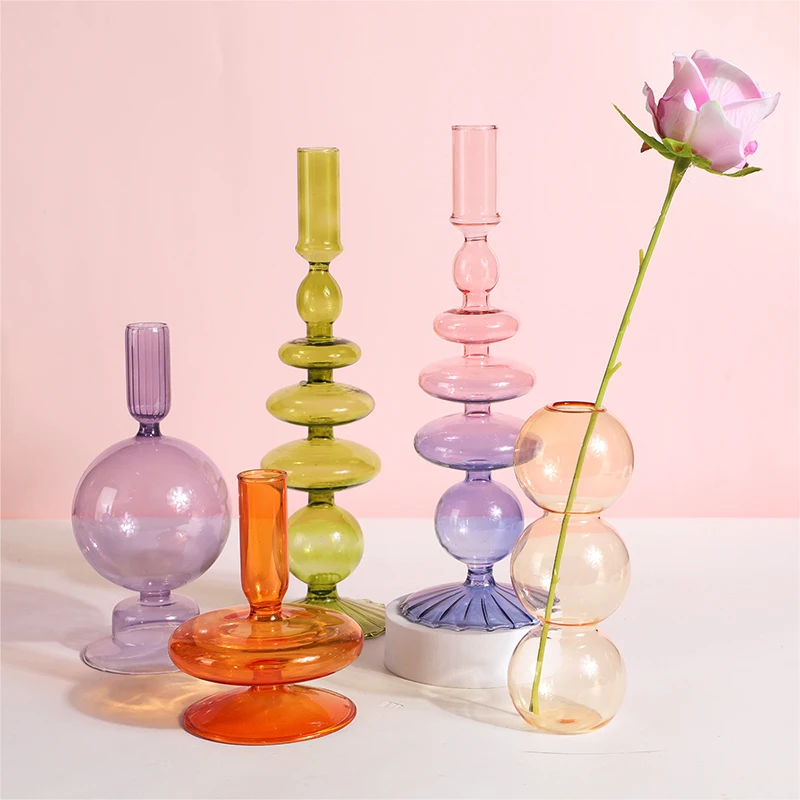 Nordic Glass Candle Holders Party Glass Vase Home Decoration Candlestick For Birthday Wending Candle Holder Wax Portavelas Decor
Nordic Glass Candle Holders Party Glass Vase Home Decoration Candlestick For Birthday Wending Candle Holder Wax Portavelas Decor