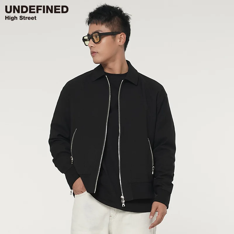 New spring and autumn men's high street fashion brand retro simple casual zip jacket
New spring and autumn men's high street fashion brand retro simple casual zip jacket