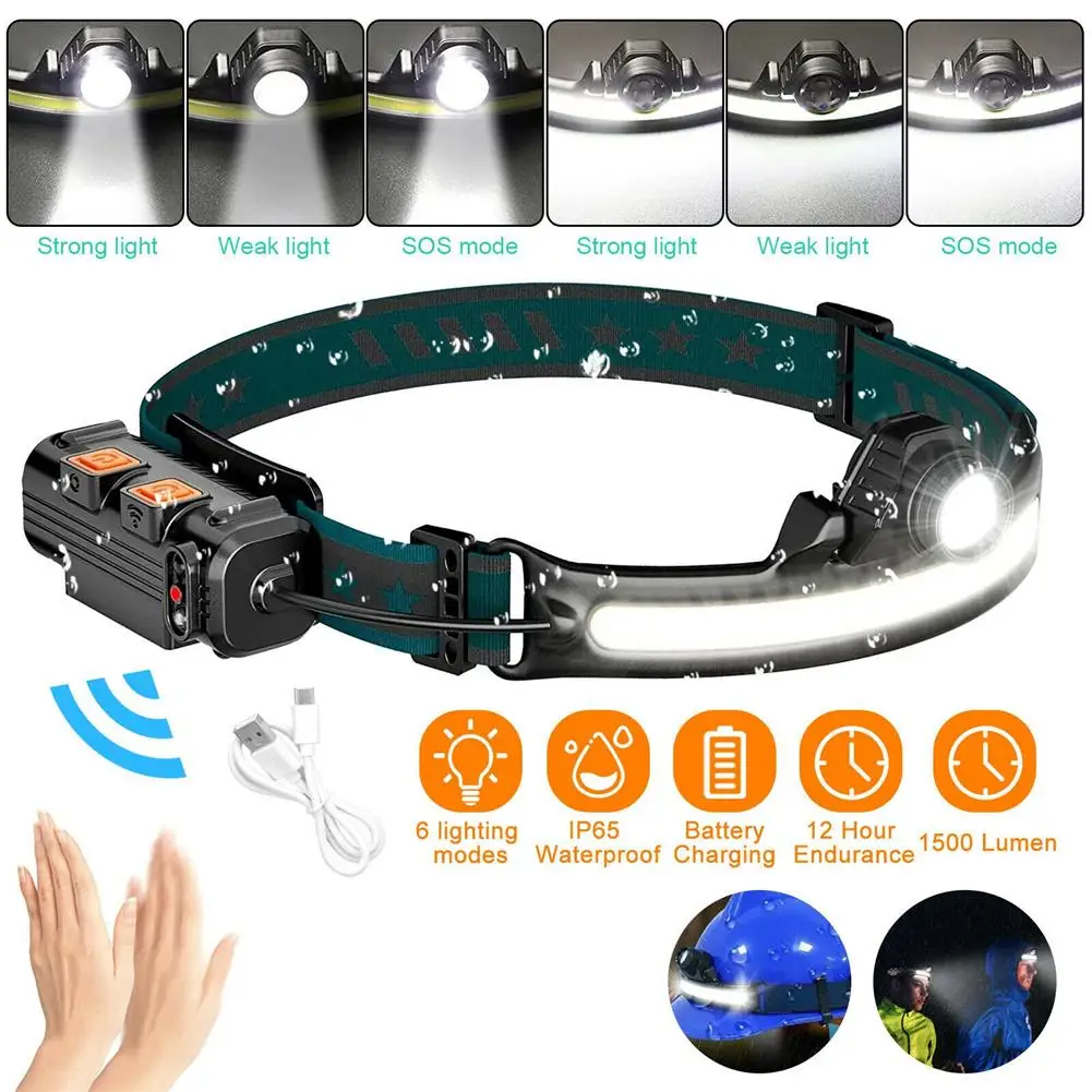 Led Headlamp 6 Modes Adjustable Angle 2000mah Rechargeable Lithium Battery Headlight Work Light
Led Headlamp 6 Modes Adjustable Angle 2000mah Rechargeable Lithium Battery Headlight Work Light