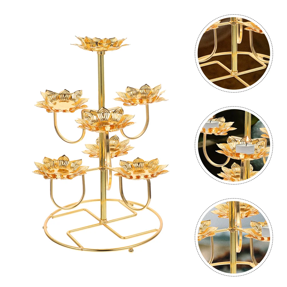Buddha Lamp Candleholders Vintage Lotus Butter Lamp Base Temple Candle Holders for Party Home Table Wedding Decoration
Buddha Lamp Candleholders Vintage Lotus Butter Lamp Base Temple Candle Holders for Party Home Table Wedding Decoration