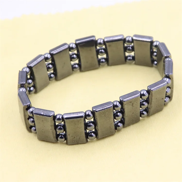 ZFSILVER Trendy Nonmagnetic Black Hematite Rectangle Balls Beads Elastic Rope Bracelets Elegant For Women Jewelry Accosseries
ZFSILVER Trendy Nonmagnetic Black Hematite Rectangle Balls Beads Elastic Rope Bracelets Elegant For Women Jewelry Accosseries
