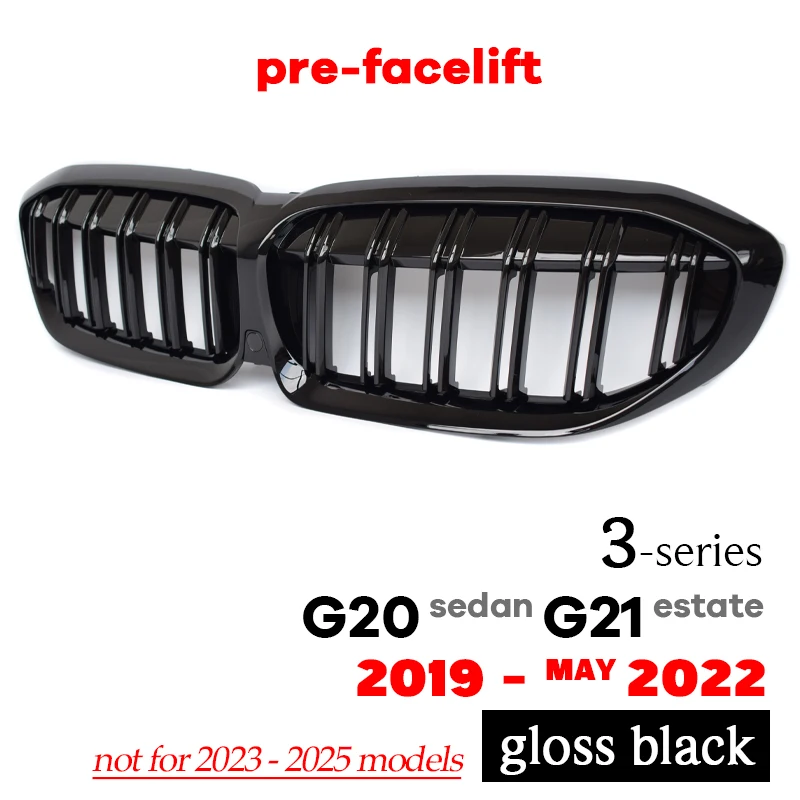 Решетка для почек G20 для BMW 3 серии Pre-facelift и LCI G20 Sedan G21 Estate 318i 320i 320e 330e 330i M340i 318d 320d 330d M340d 
Решетка для почек G20 для BMW 3 серии Pre-facelift и LCI G20 Sedan G21 Estate 318i 320i 320e 330e 330i M340i 318d 320d 330d M340d