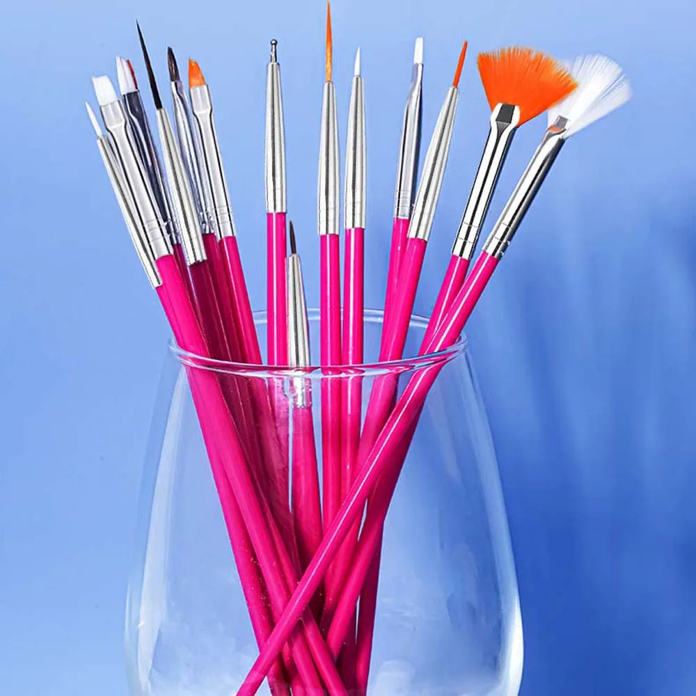 DIY Nail Art Carving UV Gel Brush Handle Nail Art Drawing Pen Nail Liner Pens Set Nail Art Brush Manicure Tool
DIY Nail Art Carving UV Gel Brush Handle Nail Art Drawing Pen Nail Liner Pens Set Nail Art Brush Manicure Tool