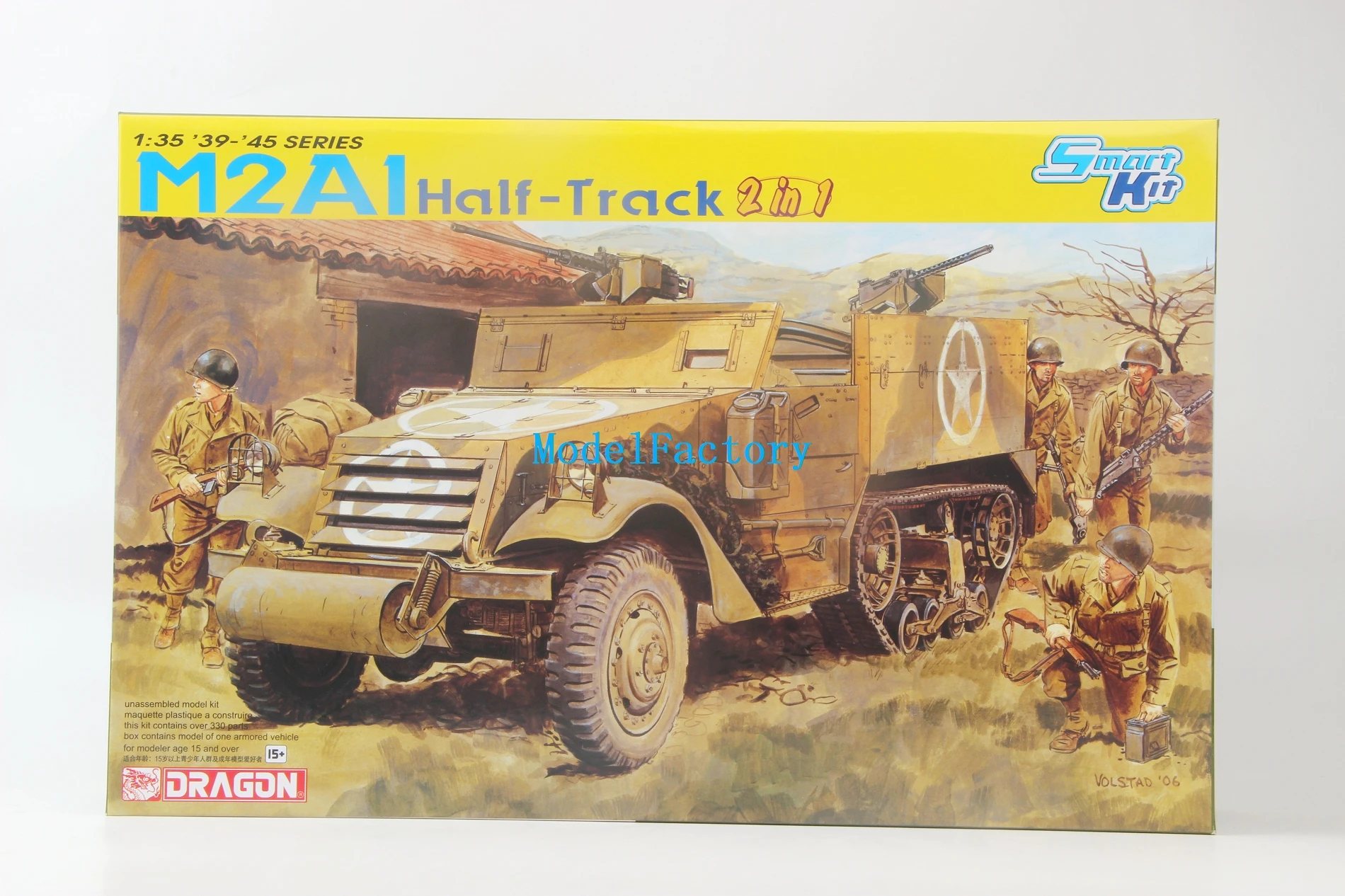 

DRAGON 6329 1/35 Scale Model Kit U.S. M2A1 Half-Track