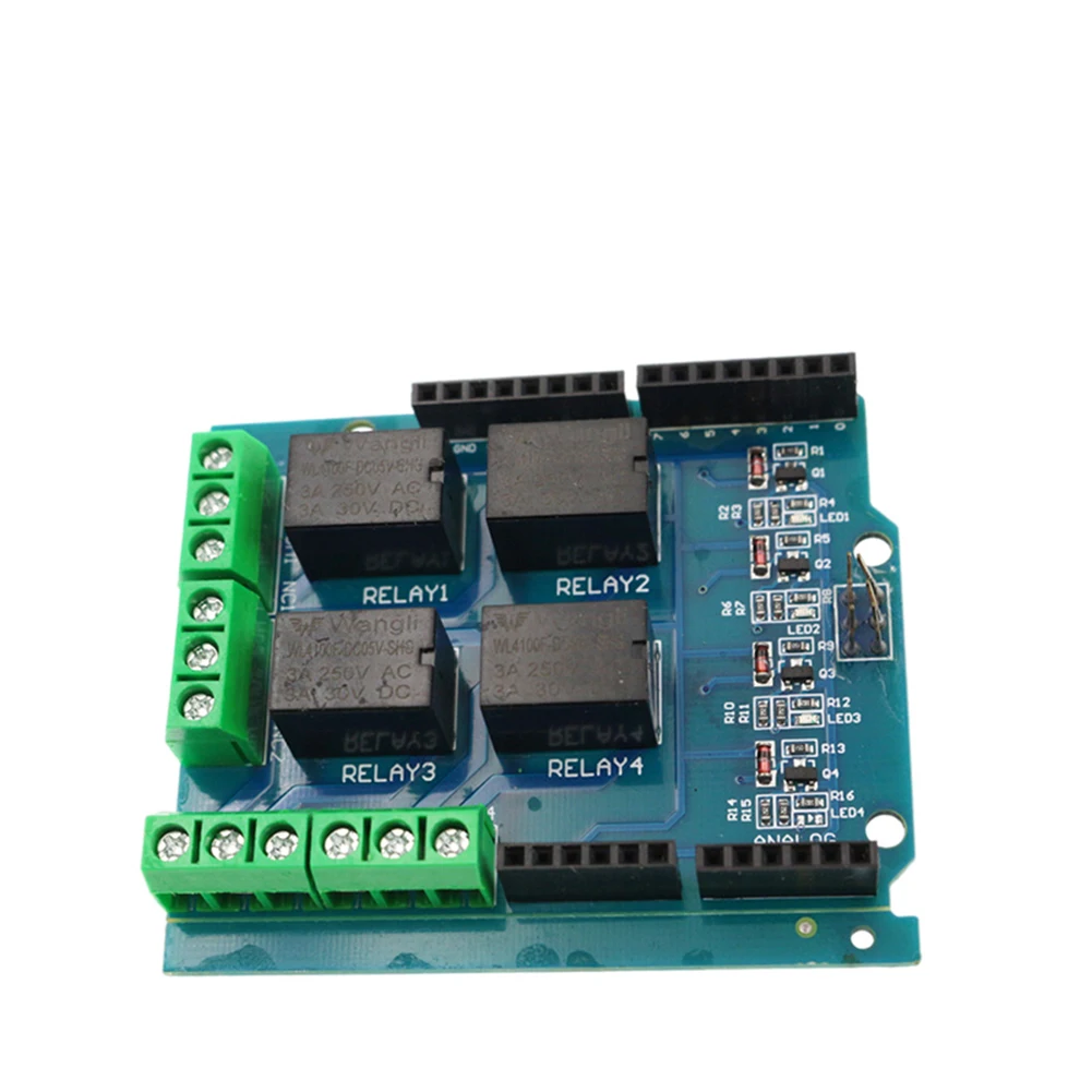 4 Channel DC 5V Relay Shield Module For Arduino UNO R3 Mega2560 Small Current Signal Control Power Equipment Relay Muting Module
4 Channel DC 5V Relay Shield Module For Arduino UNO R3 Mega2560 Small Current Signal Control Power Equipment Relay Muting Module