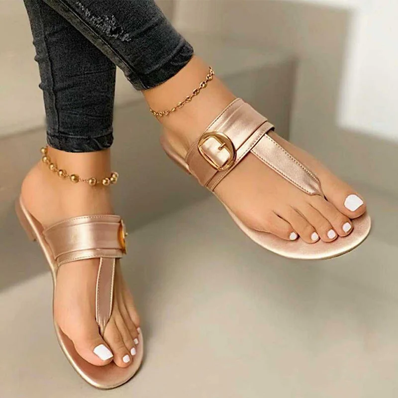 Slippers Women Clip Toe Flat Sandals Summer T Tied Ladies Shoes Beach Casual Woman Flip Flops Fashion Female Leather Footwear
Slippers Women Clip Toe Flat Sandals Summer T Tied Ladies Shoes Beach Casual Woman Flip Flops Fashion Female Leather Footwear