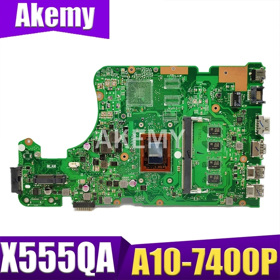 X555QA 8GB/A10-7400 P For Asus X555Q A555Q X555QG X555QA X555BP x555B X555BA Mainboard Motherboard
X555QA 8GB/A10-7400 P For Asus X555Q A555Q X555QG X555QA X555BP x555B X555BA Mainboard Motherboard