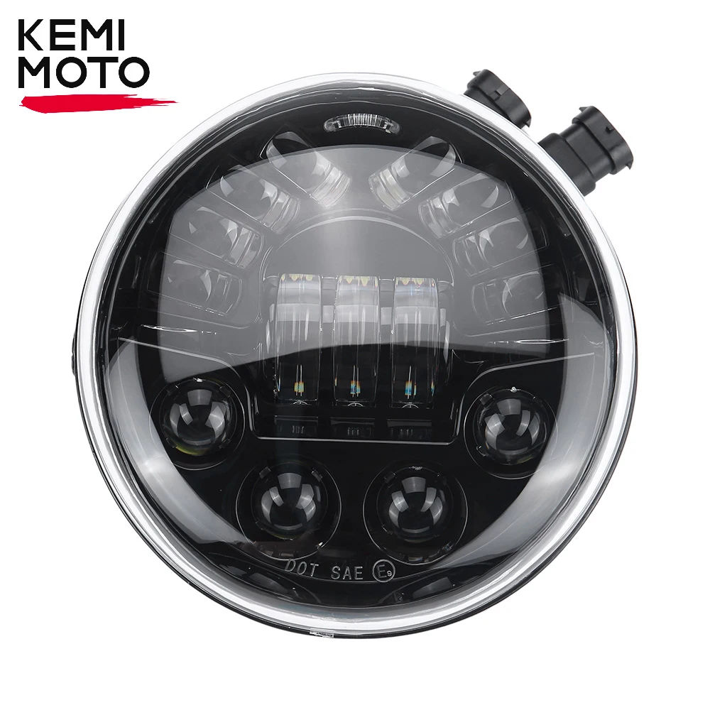 Мотоциклетная фонарь, 60 Вт, дневное освещение, дальний/ближний свет, мотоциклетная алюминиевая фара для V Rod VROD VRSCA VRSC VRSCR 2002-2017 
Мотоциклетная фонарь, 60 Вт, дневное освещение, дальний/ближний свет, мотоциклетная алюминиевая фара для V Rod VROD VRSCA VRSC VRSCR 2002-2017